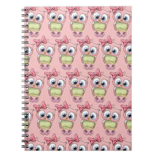 Owl Notebook Notizblock (Vorderseite)