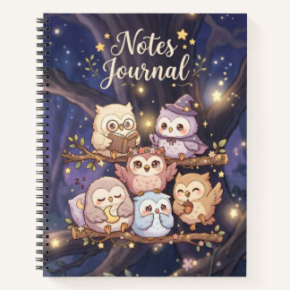 Owl Notes Journal Notizblock