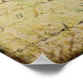 Owl Oak Art Poster (Ecke)