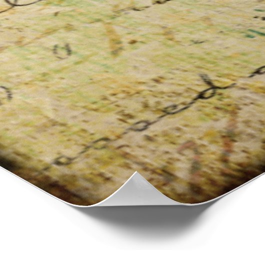 Owl Oak Art Poster (Ecke)