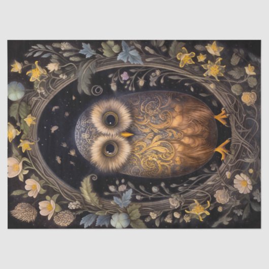 Owl Oaster Seidenpapier (Vorderseite)