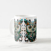Owl of Wisdom Inspiration Kaffeemübel Kaffeetasse (Vorderseite Links)