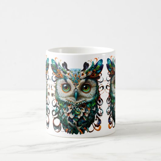Owl of Wisdom Inspiration Kaffeemübel Kaffeetasse (Mittel)