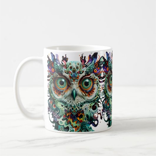 Owl of Wisdom Inspiration Kaffeemübel Kaffeetasse (Links)