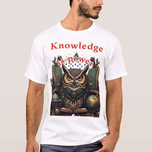 Owl of Wisdom T-Shirt (Vorderseite)