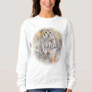 Owl on Brande Watercolor Herbstwoodsy Sweatshirt