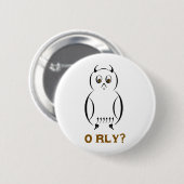 Owl O'Rly Button (Vorne & Hinten)