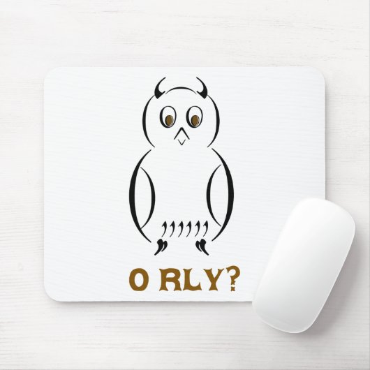 Owl O'Rly Mousepad (Mit Mouse)