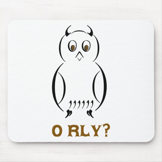 Owl O'Rly Mousepad (Vorne)