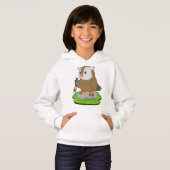 Owl Painter Pinsel Hoodie (Vorne ganz)