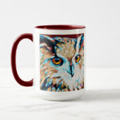 Owl Painting - Gift for Animal Lovers Tasse (Links)