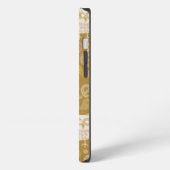 Owl paisley beige pattern iPhone hülle (Linke Seite)