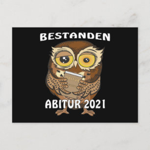 OWL PASSED A-Levels 2021 Postkarte