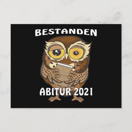 OWL PASSED A-Levels 2021 Postkarte (Vorderseite)