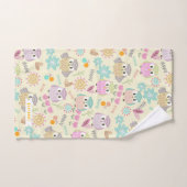 Owl Pastellgelb Badhandtuch Set (Handtuch)