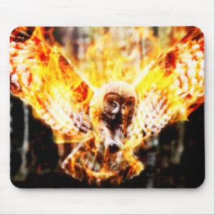 Owl Phoenix Mousepad