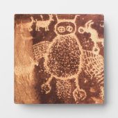 Owl Pictograph Utah, 9 Mile Canyon Fotoplatte (Vorderseite)