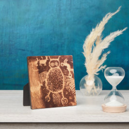 Owl Pictograph Utah, 9 Mile Canyon Fotoplatte