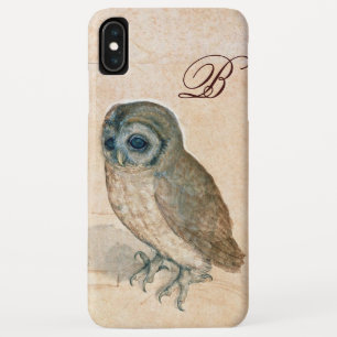OWL, PIink, Sepia Monogramm Case-Mate iPhone Hülle