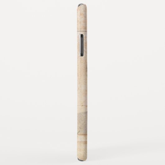 OWL, PIink, Sepia Monogramm Case-Mate iPhone Hülle (Hinten/Rechts)