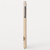 OWL, PIink, Sepia Monogramm Case-Mate iPhone Hülle (Hinten/Links)