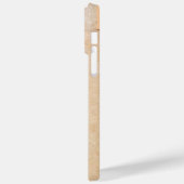 OWL, PIink, Sepia Monogramm Case-Mate iPhone Hülle (Rückseite / Links)