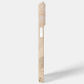 OWL , Pink, Sepia Monogramm Case-Mate iPhone Hülle (Rückseite / Rechts)