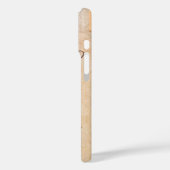 OWL , Pink, Sepia Monogramm Case-Mate iPhone Hülle (Rückseite / Links)