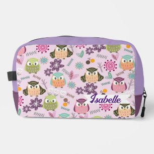 Owl Pink Waschbeutel