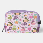 Owl Pink Waschbeutel (Rückseite)