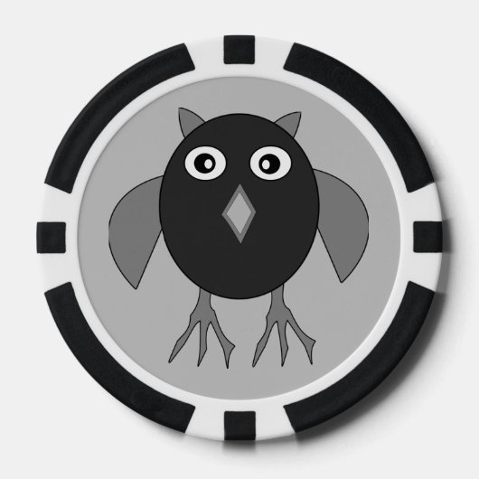 Owl Pokerchips (Vorderseite)