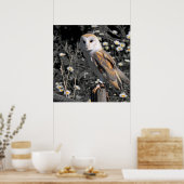 Owl Portrait Poster (Küche)