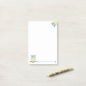 Owl Post-It Notes Post-it Klebezettel (Auf Schreibtisch)