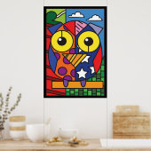 Owl Poster (Küche)