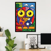 Owl Poster (Heimbüro)
