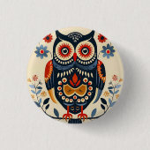 Owl Poster Button (Vorderseite)
