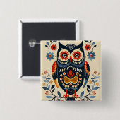 Owl Poster Button (Vorne & Hinten)