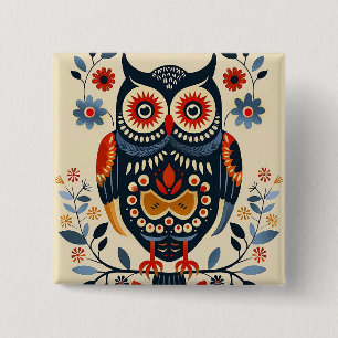 Owl Poster Button
