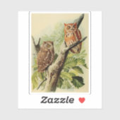 Owl Print Aufkleber (Blatt)