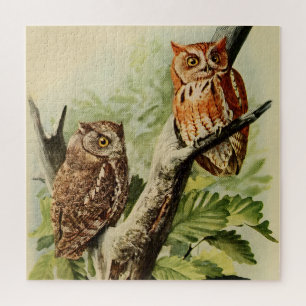 Owl Print Wall Art Puzzle
