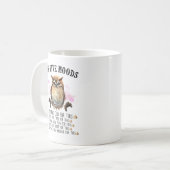 Owl & Quotes - Keramik 11oz Tasse (Vorderseite Links)