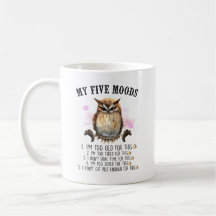 Owl & Quotes - Keramik 11oz Tasse