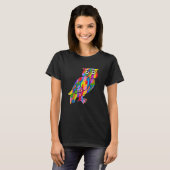 Owl Rainbow Art T-Shirt (Vorne ganz)