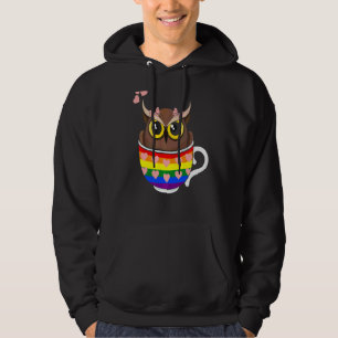 Owl Rainbow Cup Lgbt Q Alliges Gay Pride Gleichhei Hoodie
