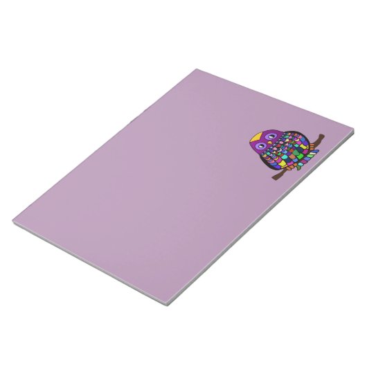 Owl Rainbow Notizblock (angewinkelt)