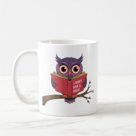 Owl Reading Kaffeetasse
