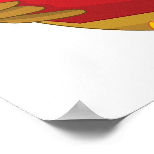 Owl Reading Poster (Ecke)