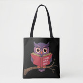 Owl Reading Tasche (Vorderseite)