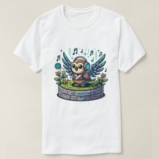 Owl Robot T - Shirt