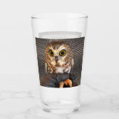 Owl, Rockefeller, Zitat, zweiseitig, Glas (Vorderseite)